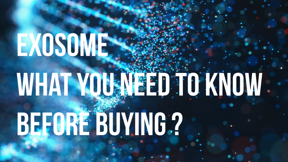Exosome : Do you know what you are buying ?