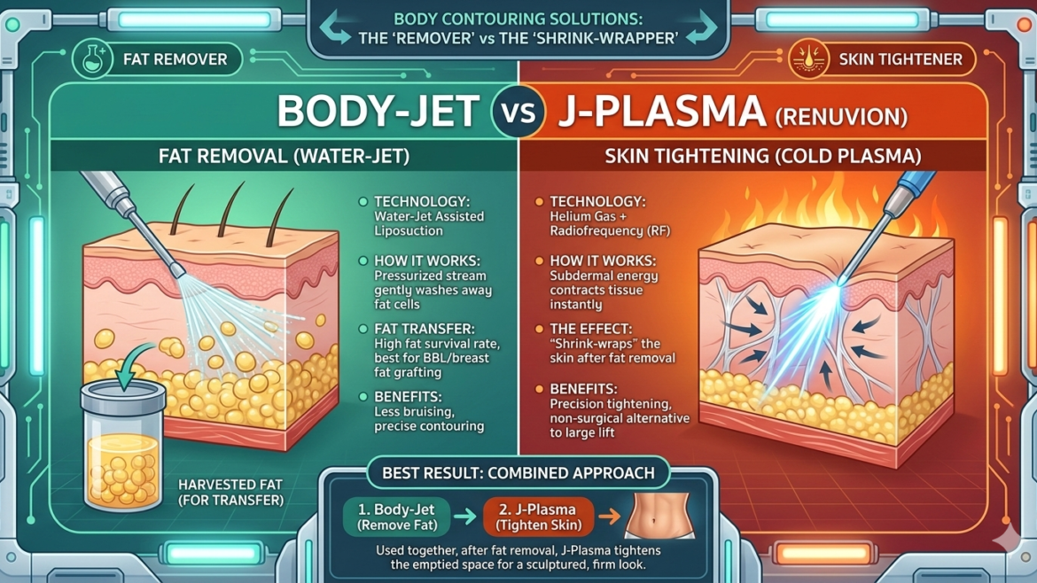 ดูดไขมันที่ไหนดี? ปั้นหุ่นสวย กระชับผิวขั้นสุดด้วย Body-jet และ J Plasma ที่ Dr. Alex Aesthetic Clinic