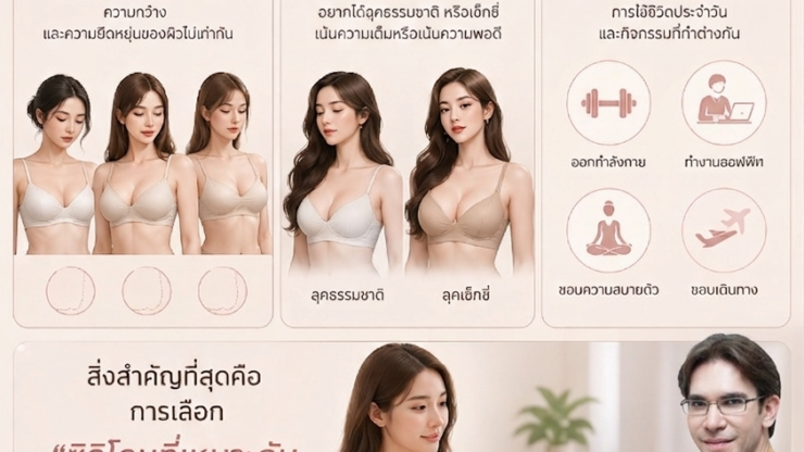 ซิลิโคนเสริมหน้าอก ยี่ห้อไหนดี?