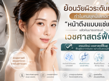เจาะลึก Regenerative Aesthetics: นวัตกรรมย้อนวัยผิวระดับเซลล์ 2026