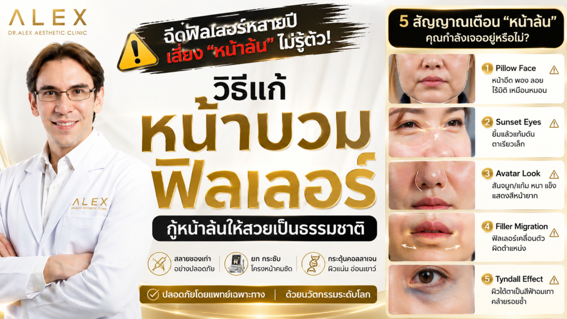 วิธีแก้หน้าบวมฟิลเลอร์ กู้หน้าล้นให้สวยเป็นธรรมชาติ
