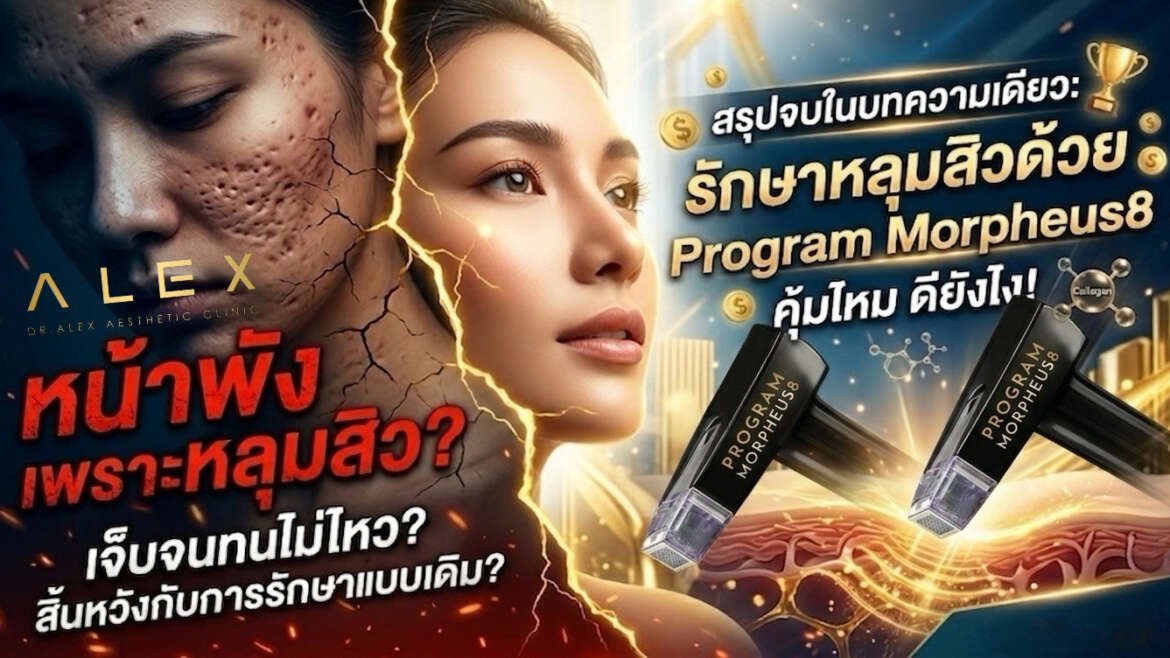 หน้าพังเพราะหลุมสิว? สรุปจบในบทความเดียว: รักษาหลุมสิวด้วย Program Morpheus8 คุ้มไหม ดียังไง!