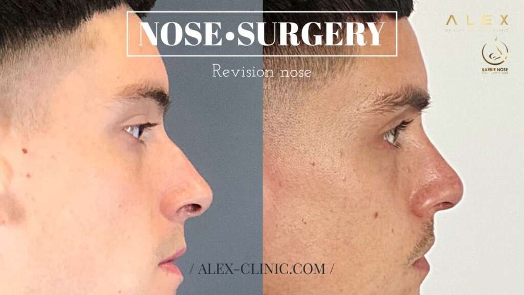 รีวิวแก้ฮัมพ์ใหญ่ ตะไบฮัมพ์ ปรับสันจมูกเรียบตรง เคสผู้ชาย ALEX Clinic