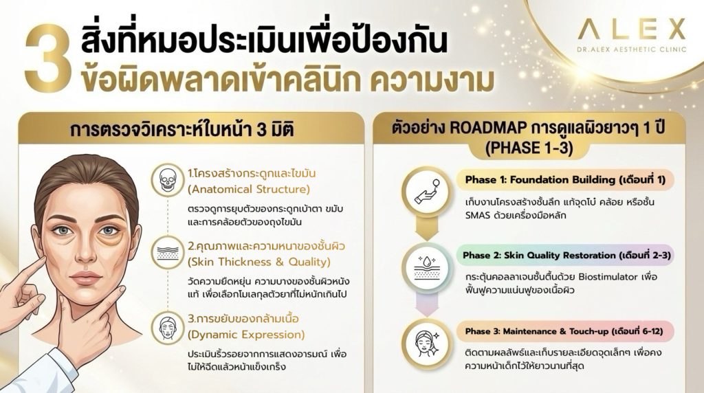 วิธีป้องกันข้อผิดพลาดเข้าคลินิกความงาม